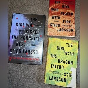 Stieg Larsson Dragon Tattoo Book Trilogy Set